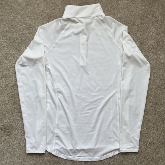 RLX Ralph Lauren 1/4 Zip Pullover Womens Small White Golf Performance Pickleball - Picture 7 of 7